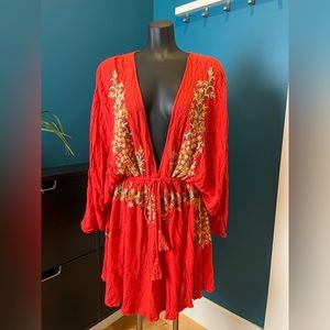 Free people flowy boho dress